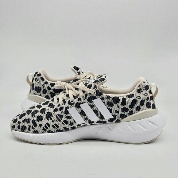 Adidas Swift Run‎ 22 J Leopard Print Men Running Shoes GZ1553 Size 6 - Picture 3 of 9